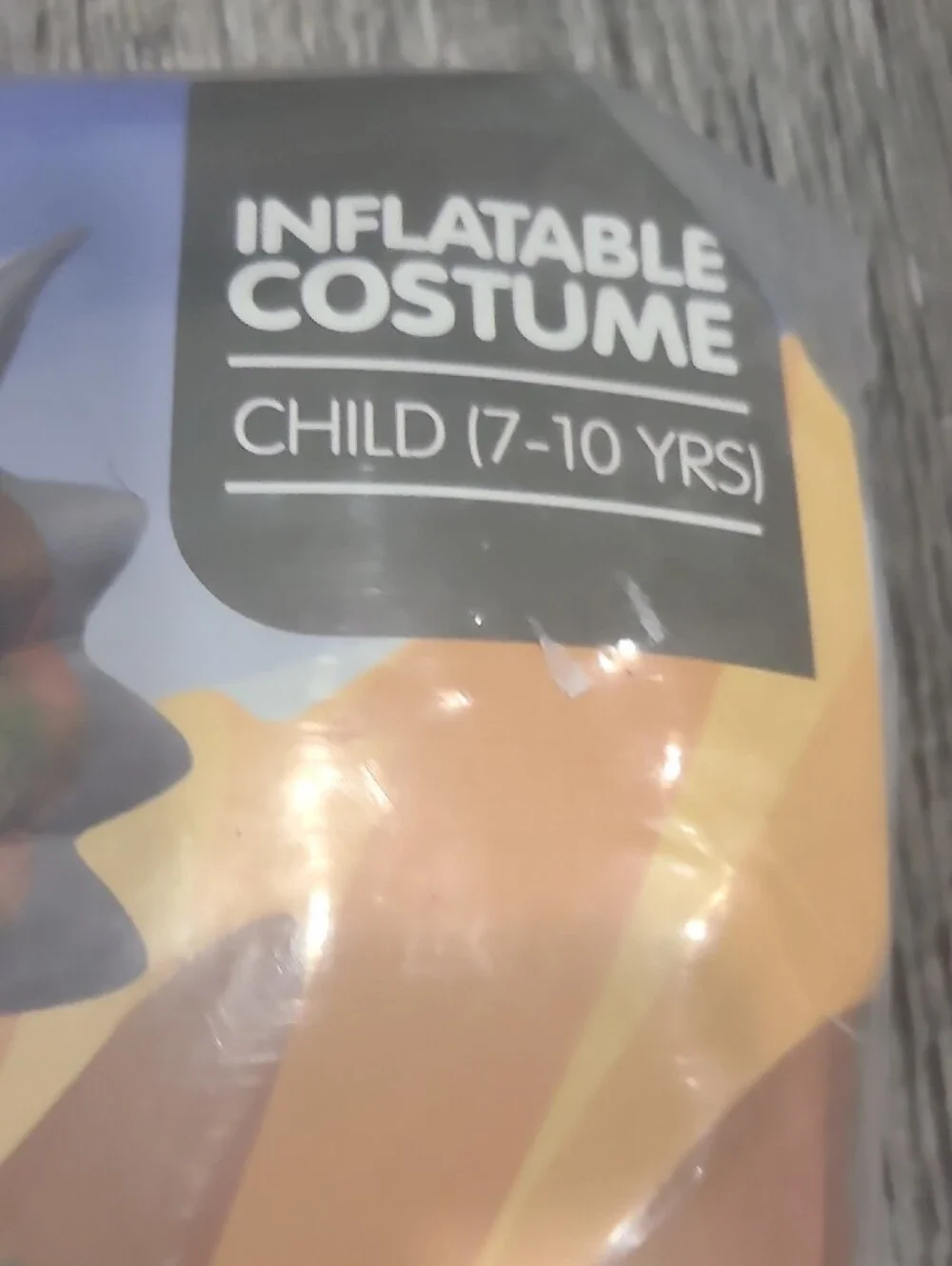 Spooktacular Creation Inflatable Triceratops Kids Costume Size 7-10